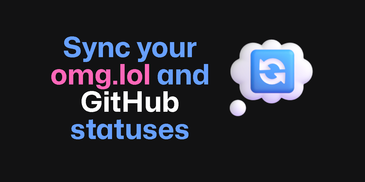 omg.lol GitHub status sync · Actions · GitHub Marketplace · GitHub