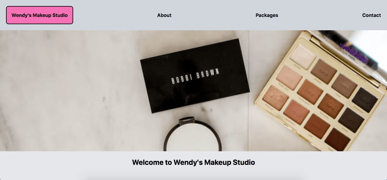 GitHub bermudd95/Makeupstudio Mock Makeup website with ReactJS
