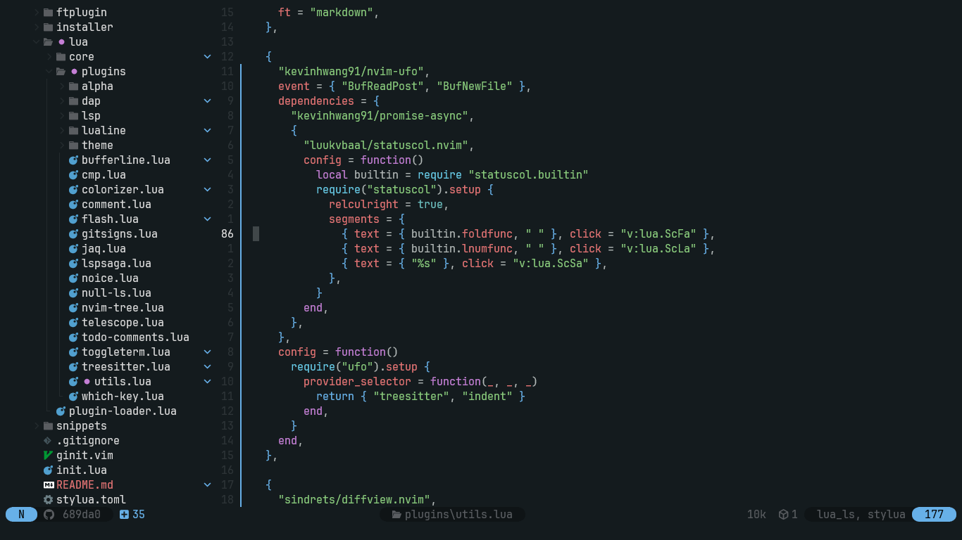 GitHub Alexis12119/nightly.nvim A customized theme for Neovim, based on the Everblush color