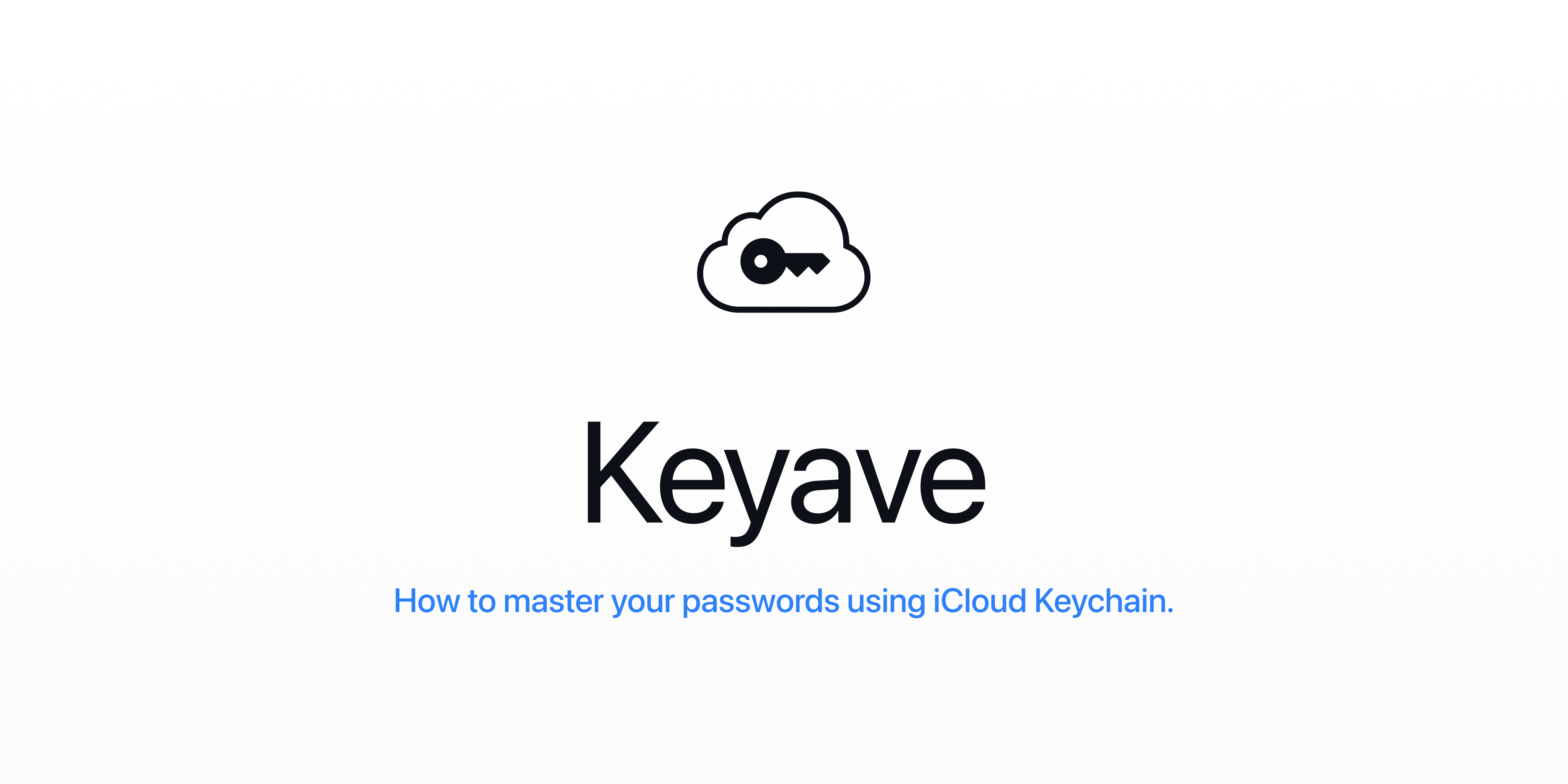 GitHub nicolodiamante/keyave How to master your passwords using