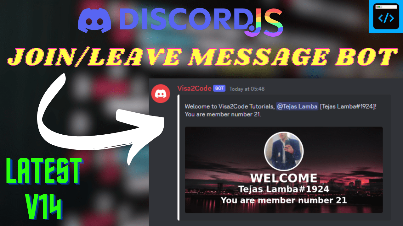 GitHub - The-Rainbow-Studios/discord-v14-welcome-leave-bot