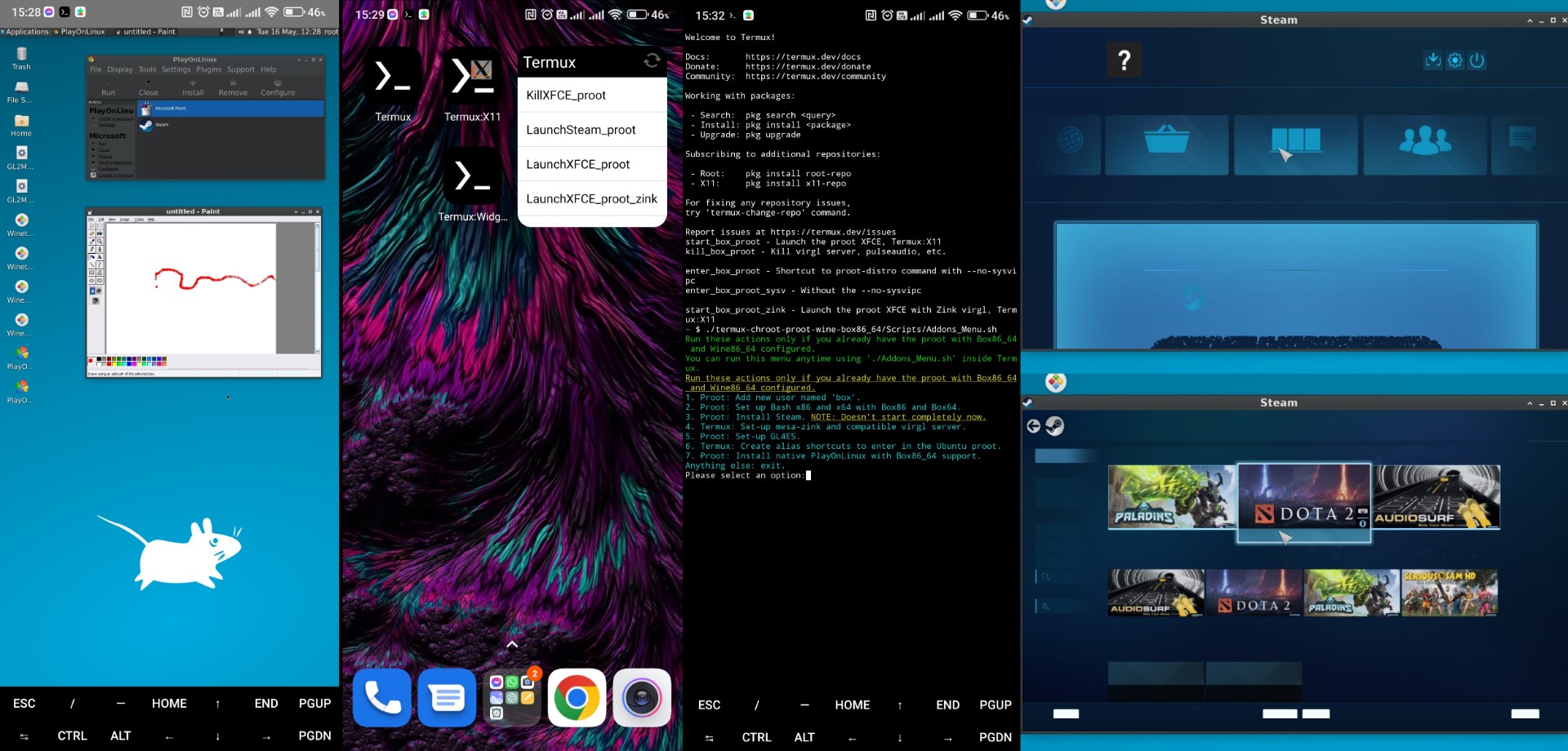 GitHub cheadrian/termuxchrootprootwinebox86_64 Repo with