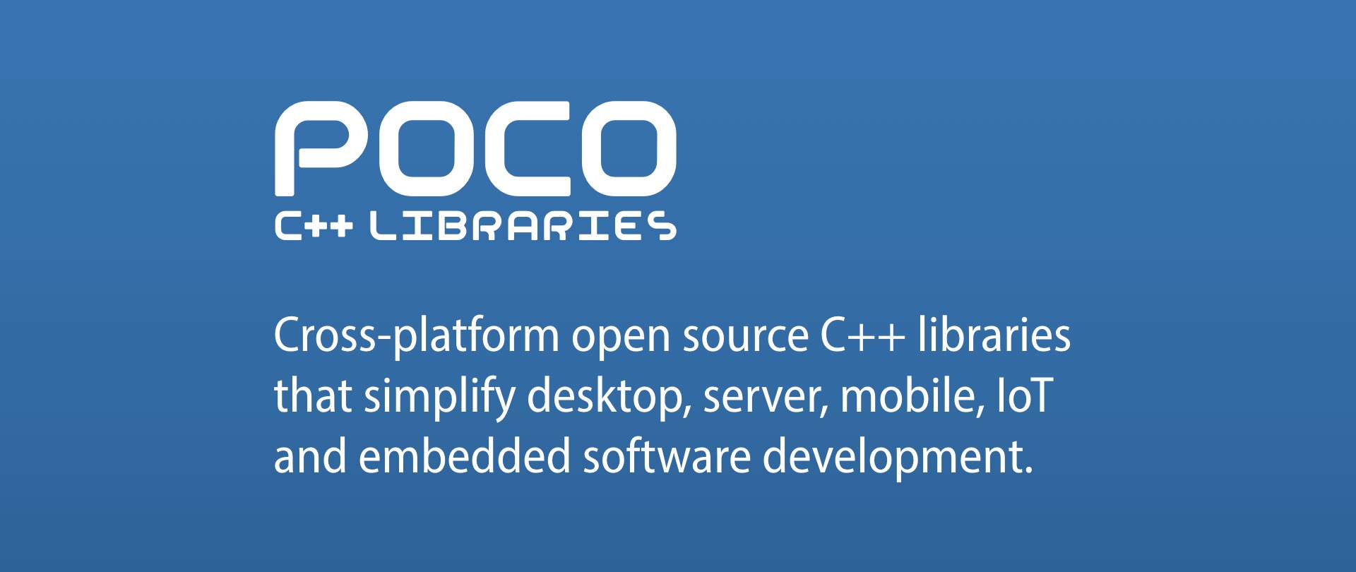 GitHub pocoproject/poco The POCO C++ Libraries are powerful cross
