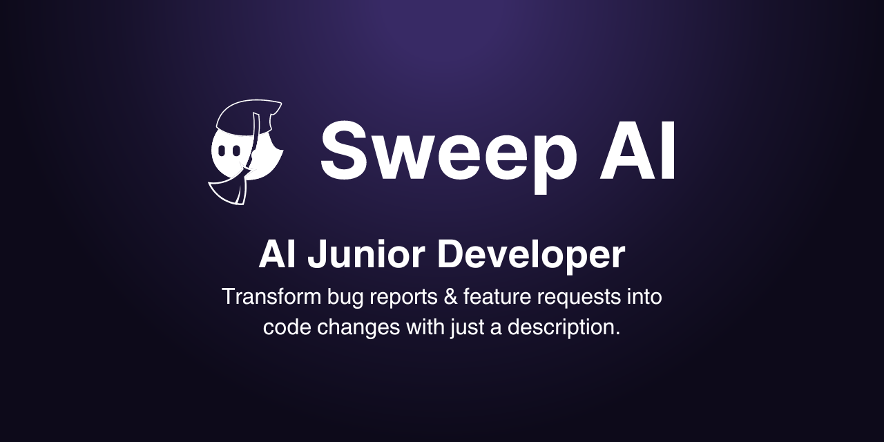 GitHub sweepai/sweep Sweep opensource AIpowered Software