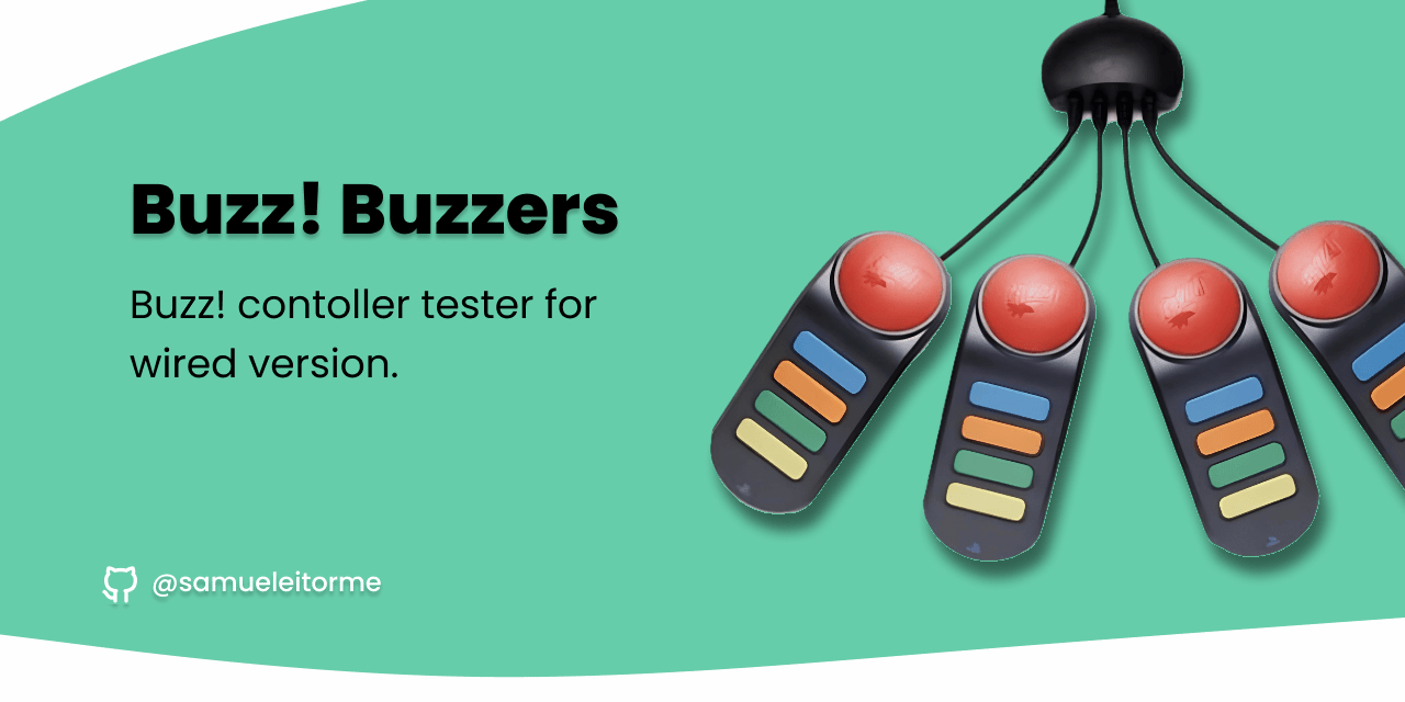 GitHub samueleitorme/buzzbuzzerstest Buzz Buzzers Controller Tester
