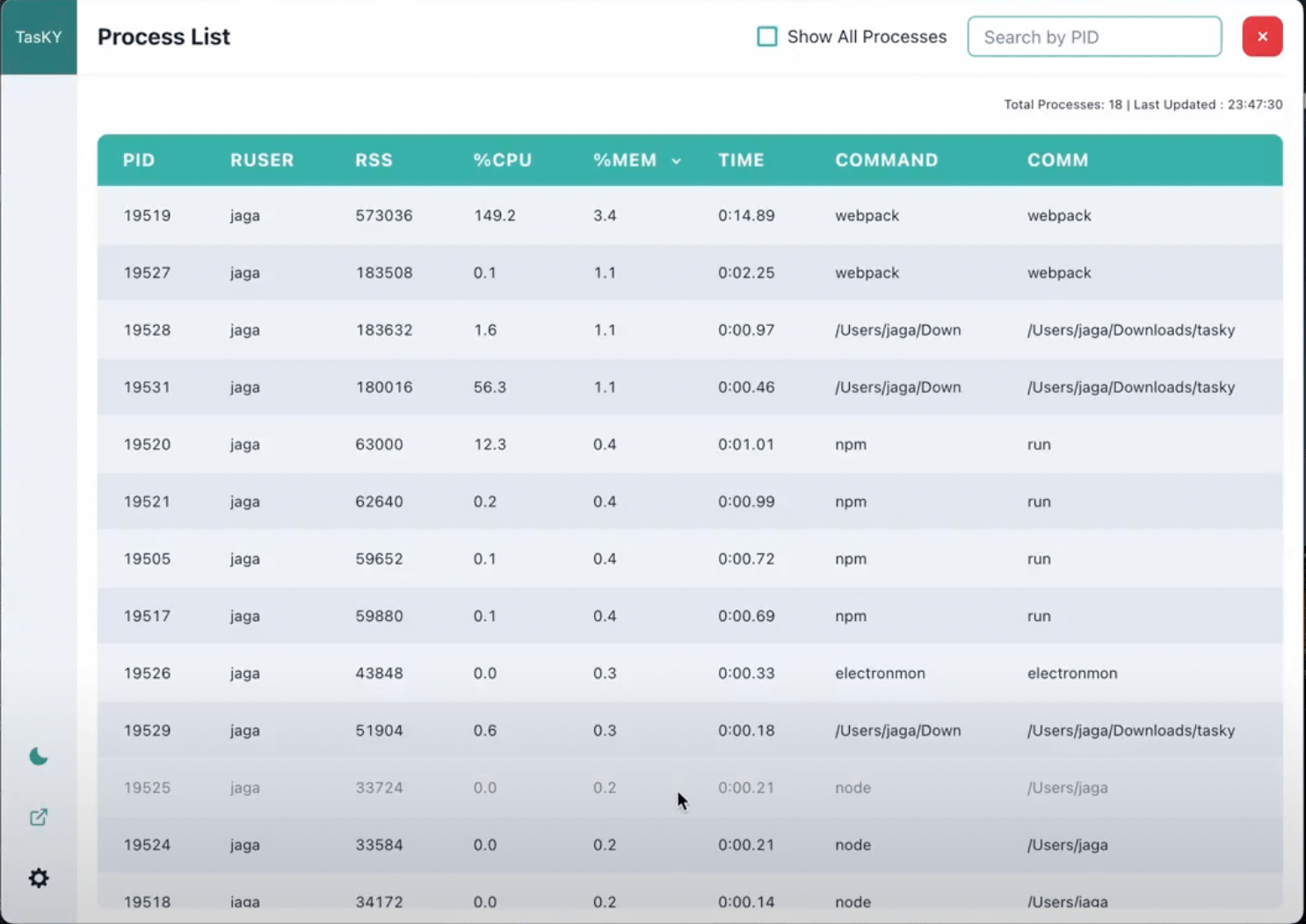 GitHub jaga3421/TaskProelectronprocessmanager Desktop app to view