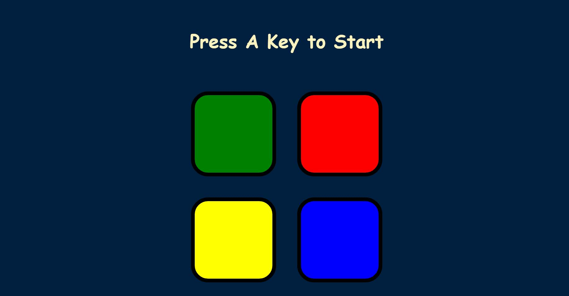 GitHub Anshm18/simonmemorygame This is a memory puzzle game made