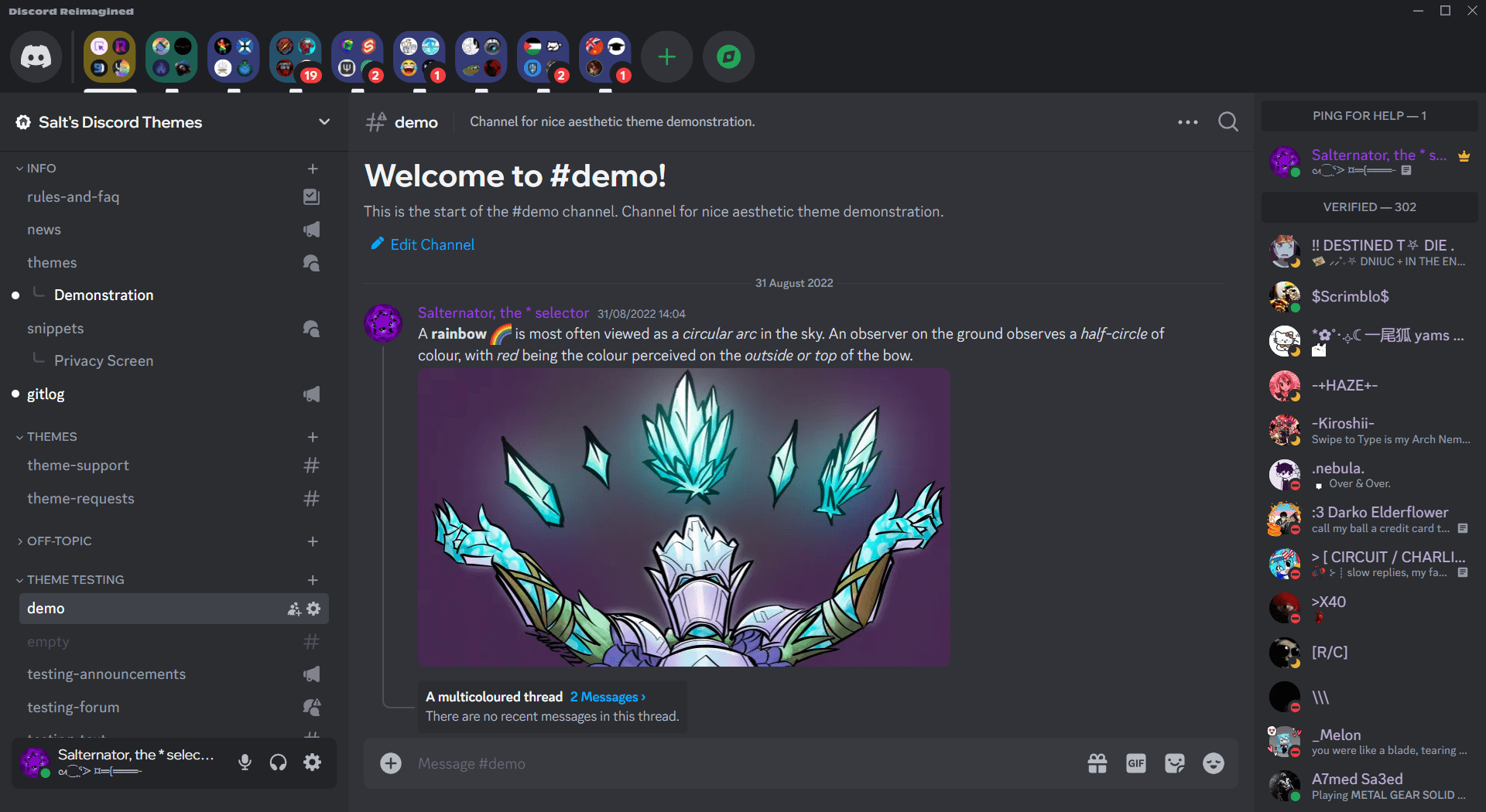 GitHub MiniDiscordThemes/DiscordReimagined A Discord theme based on