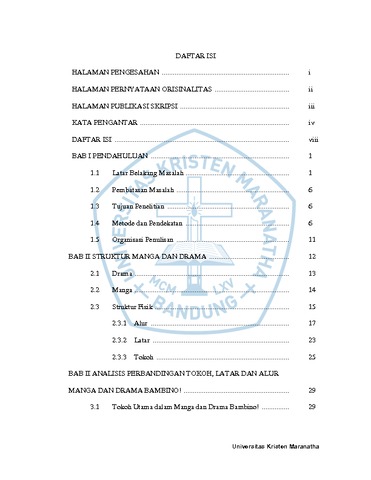 Perbandingan Tokoh, Latar dan Alur Manga Bambino! Dengan Drama Televisi  Bambino! - MCUrepository