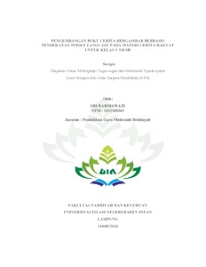 Pengembangan Buku Cerita Bergambar Berbasis Pendekatan Whole Language Pada Materi Cerita Rakyat Untuk Kelas V Sd/Mi - Raden Intan Repository