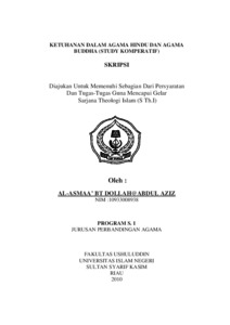 Ketuhanan Dalam Agama Hindu Dan Agama Buddha (Study Komperatif) - Universitas Islam Negeri Sultan Syarif Kasim Riau Repository