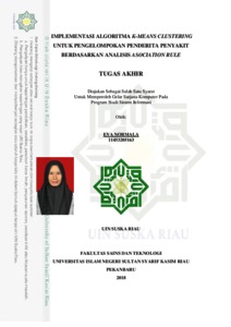Implementasi Algoritma K-Means Clustering Untuk Pengelompokan Penderita Penyakit Berdasarkan Analisis Asociation Rule - Universitas Islam Negeri Sultan Syarif Kasim Riau Repository