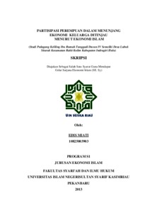 Potensi Usaha Parfum Non Alkohol Dalam Perspektif Ekonomi Islam Di Kecamatan Tampan Pekanbaru - Universitas Islam Negeri Sultan Syarif Kasim Riau Repository