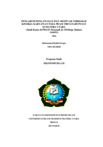 Pengaruh Pengawasan Dan Motivasi Terhadap Kinerja Karyawan Pada Pdam Tirtanadi Pusat Sumatera Utara (Studi Kasus Di Pdam Tirtanadi Jl. Sm Raja Medan) - Repository Uin Sumatera Utara