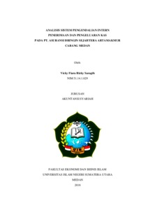 Analisis Sistem Pengendalian Intern Penerimaan Dan Pengeluaran Kas Pada Pt. Asuransi Bringin Sejahtera Artamakmur Cabang Medan - Repository Uin Sumatera Utara