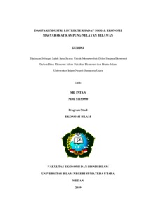 Dampak Industri Listrik Terhadap Sosial Ekonomi Masyarakat Kampung Nelayan Belawan - Repository Uin Sumatera Utara