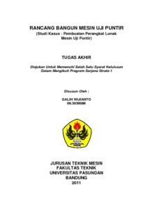 Rancang Bangun Mesin Uji Puntir (Studi Kasus : Pembuatan Perangkat Lunak Mesin Uji Puntir) - Repo Unpas