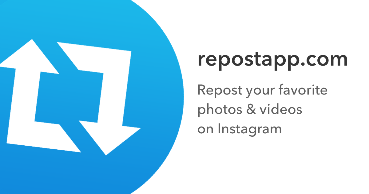Repost photos & videos on Instagram Repost App