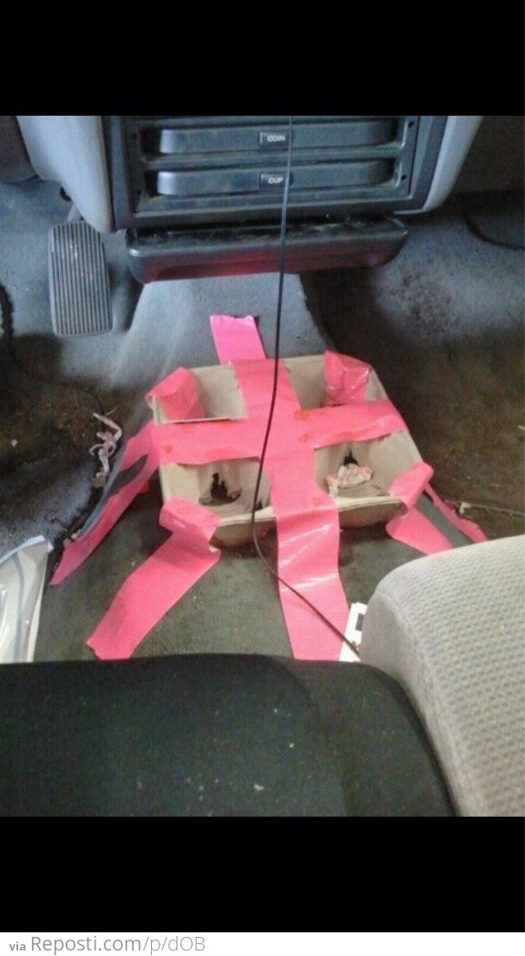 Home Made Cup Holder / Reposti