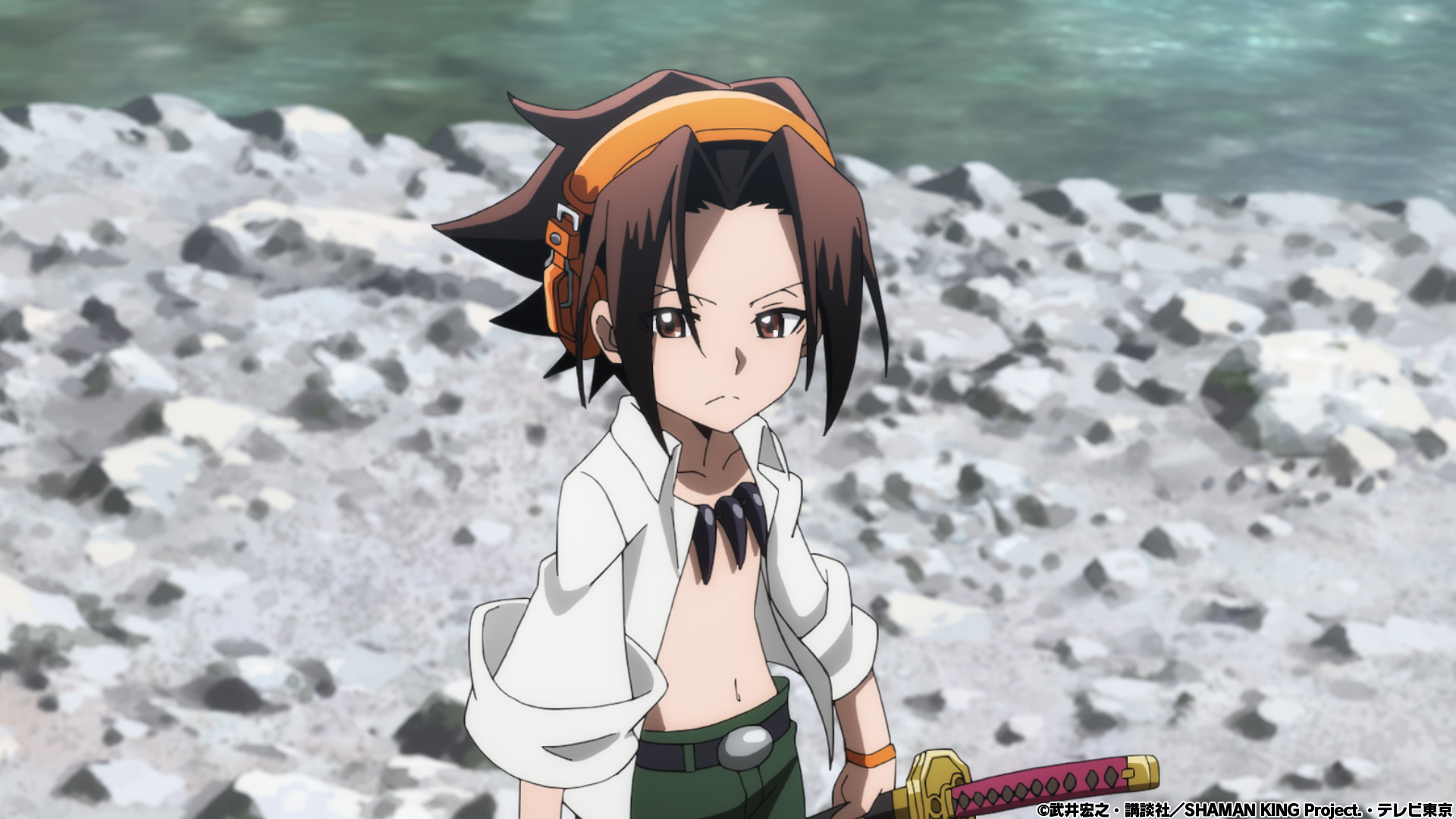 Who is the unlikely ally Yoh calls for in a pinch? TV anime SHAMAN KING