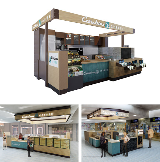 Caribou Coffee Mall Kiosk Reprise Architecture
