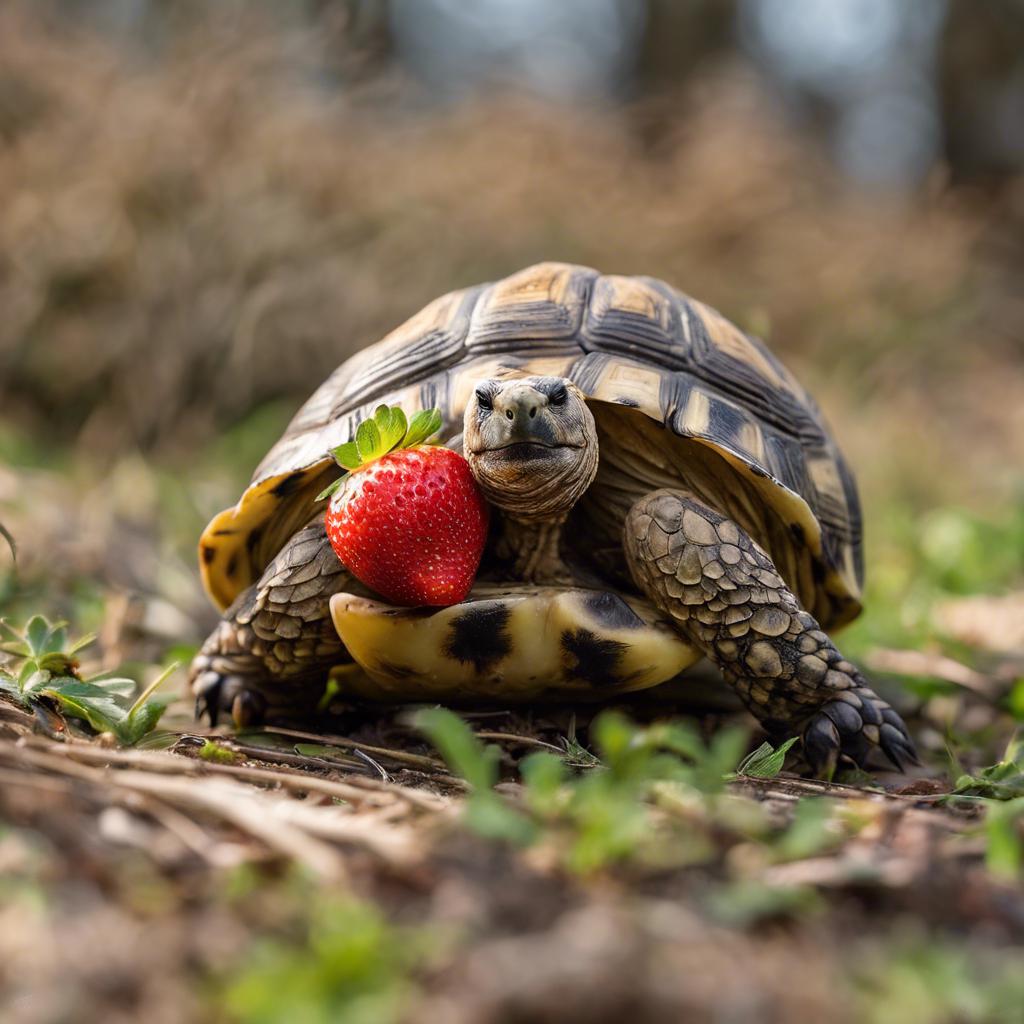 can russian tortoises eat strawberries