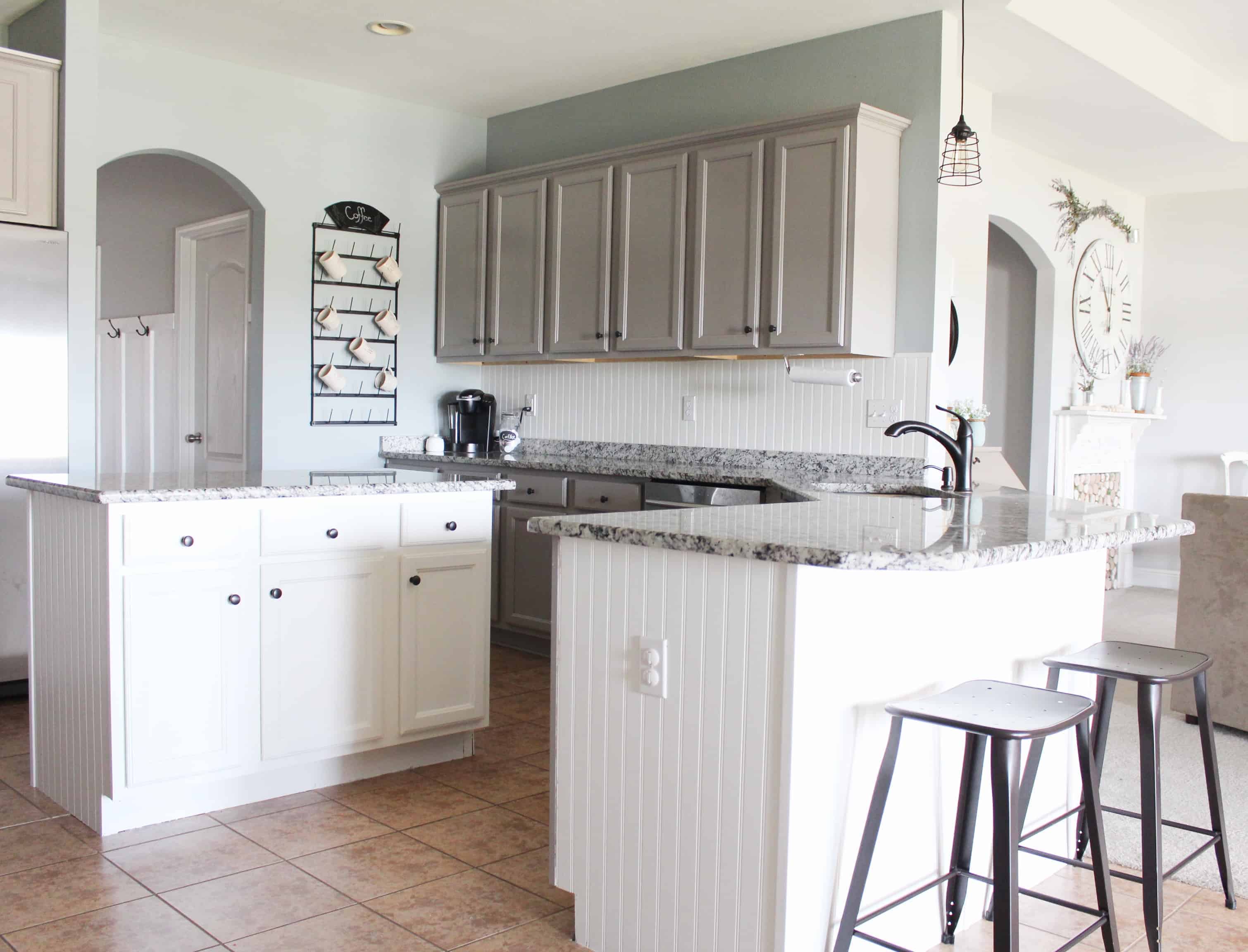 Budget friendly modern farmhouse kitchen update