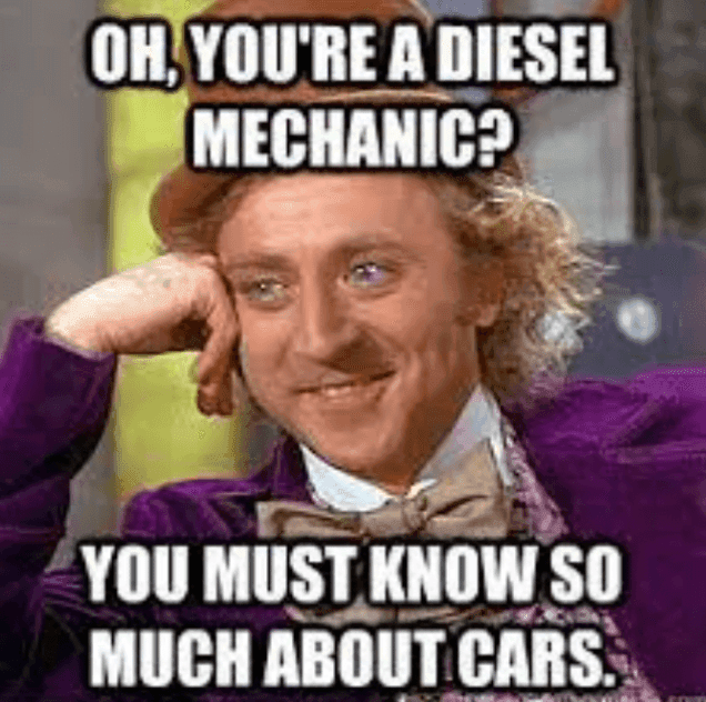 Memes for Heavy Equipment Operators and Diesel Mechanics...