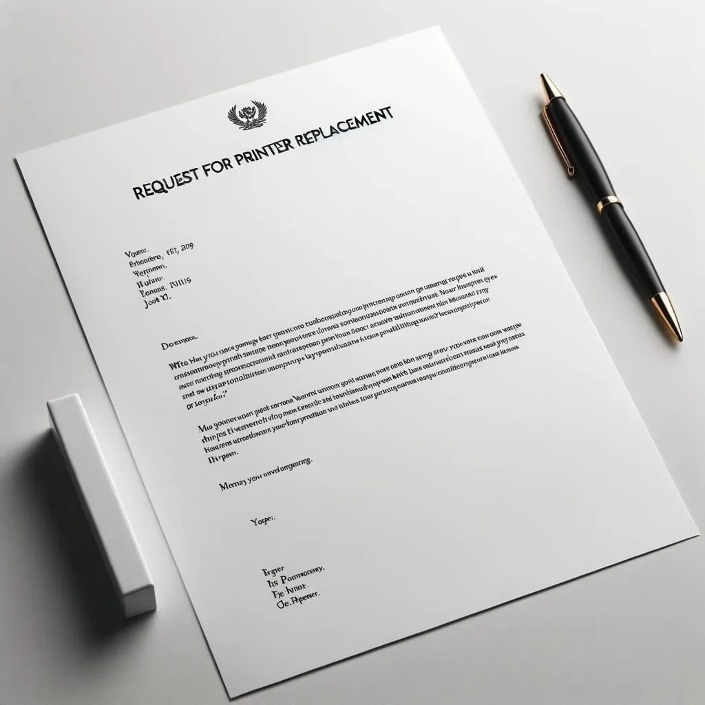 MustHave Request Letter For Printer Replacement Template RequestLetters