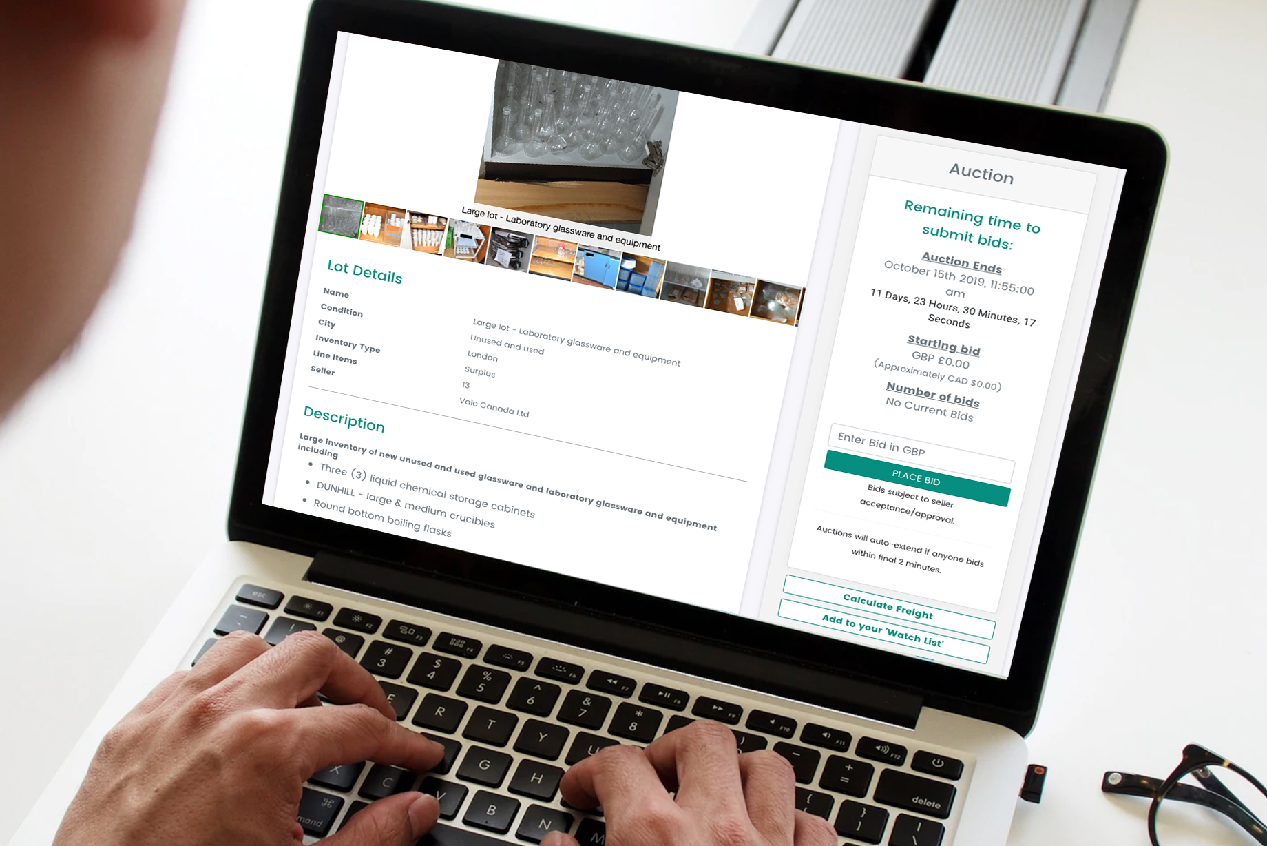 Vale Acton Refinery Auction (London) Until October 15, 2019