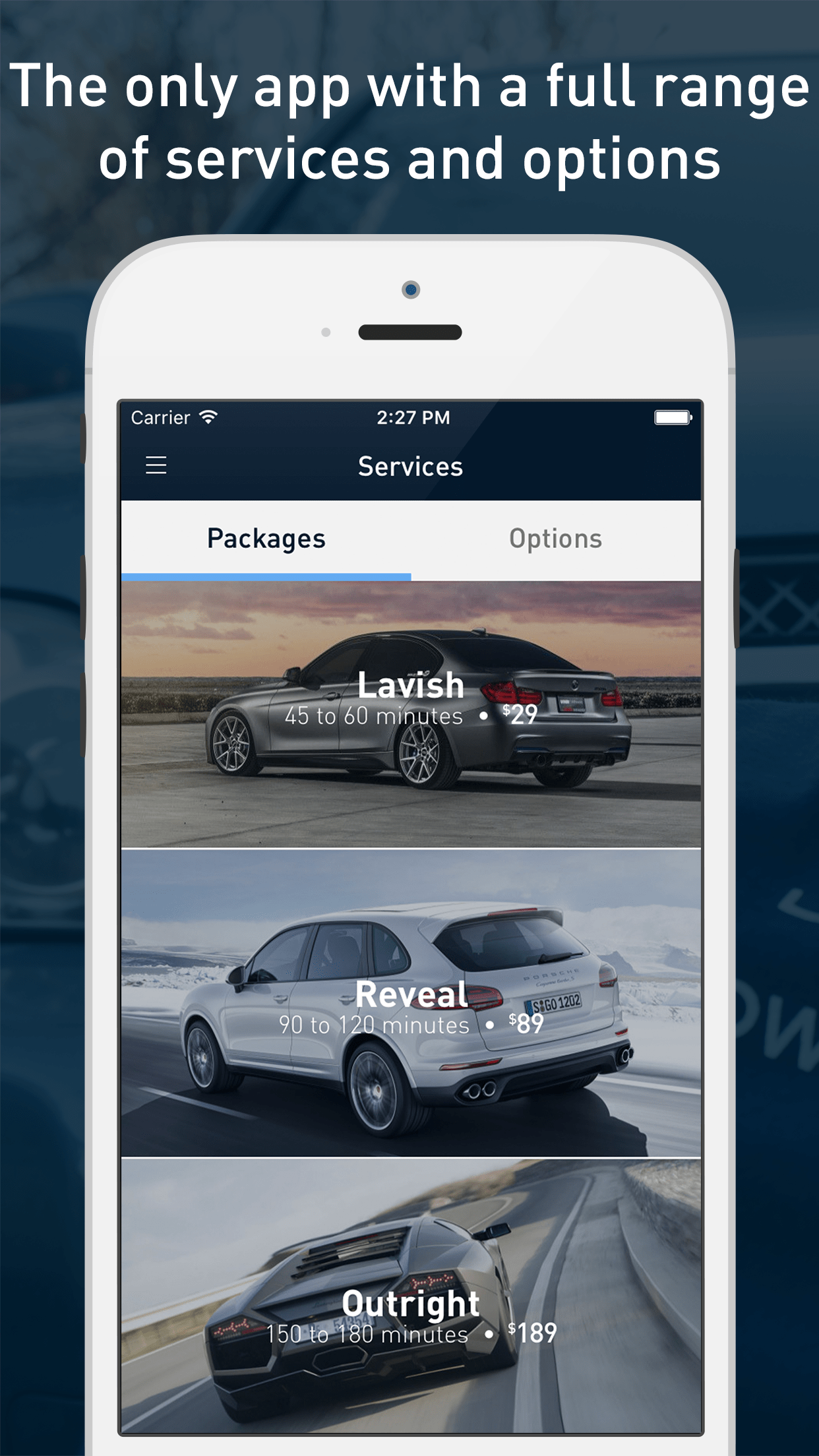 Washos Our mobile application