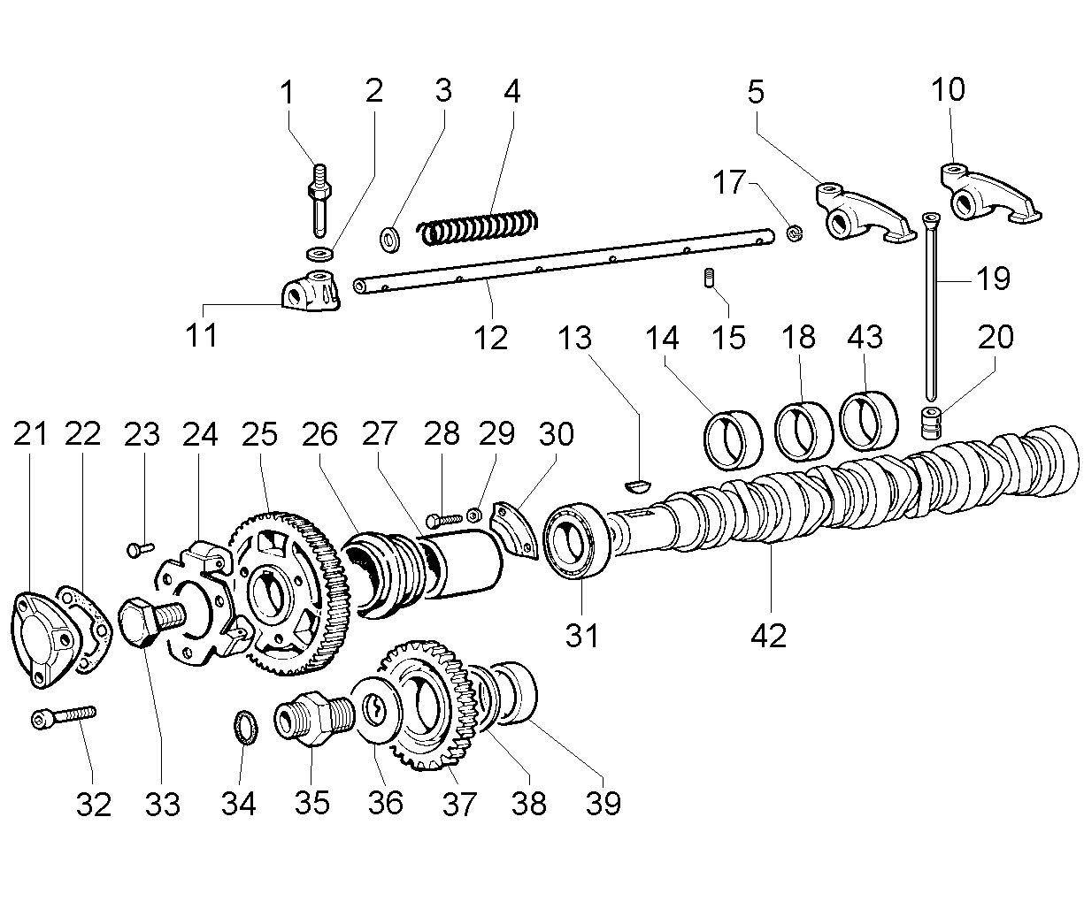 Lombardini Timing/Kamaksel LDW 2204 M Frydenbø Industri