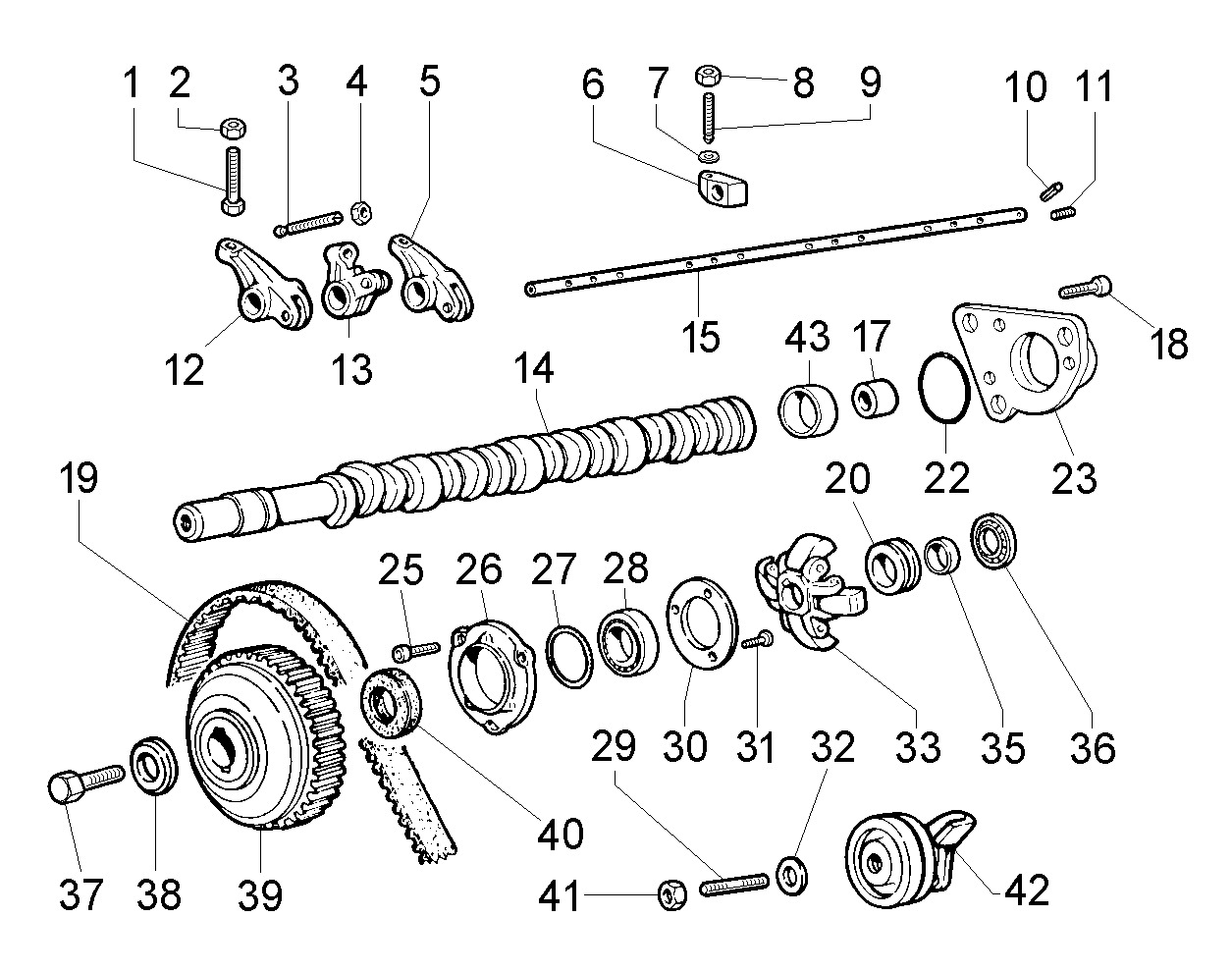 Lombardini Timing/Kamaksel LDW 1404 M Frydenbø Industri