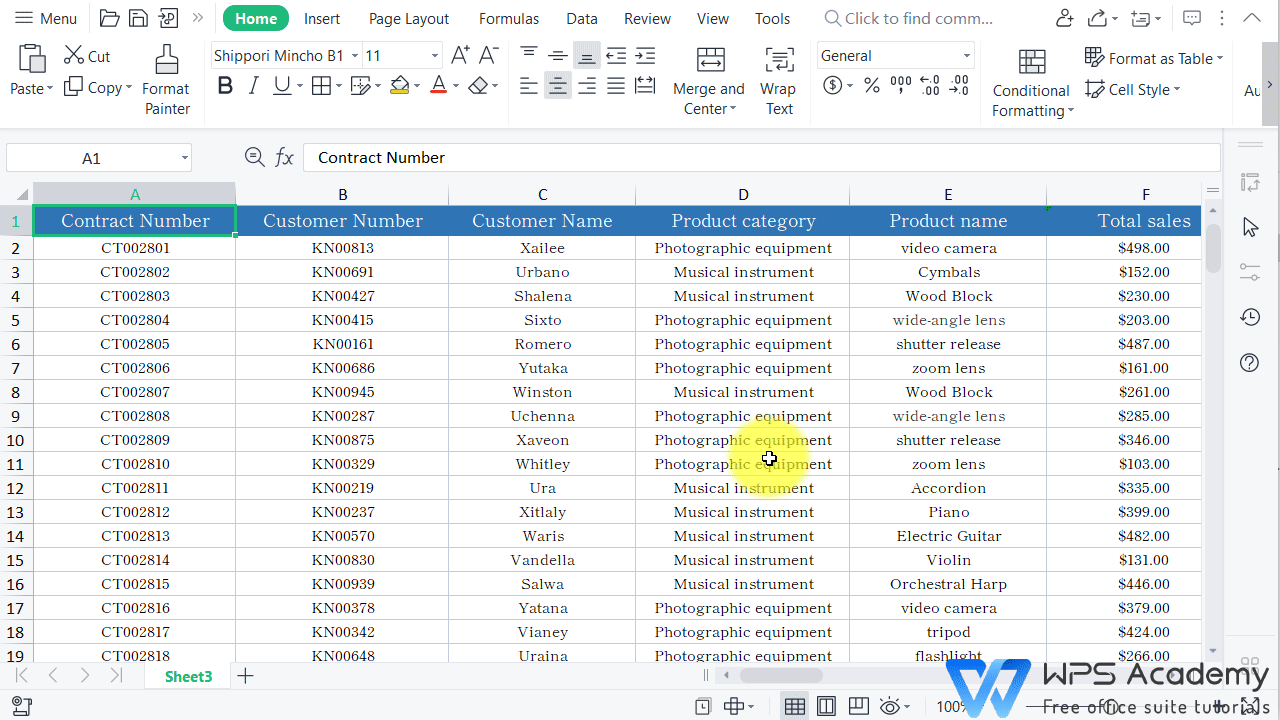 Use pivot chart to create a dynamic chart WPS Office Academy