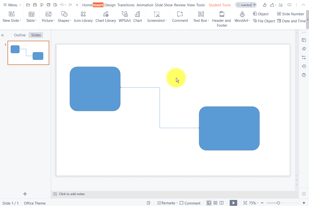 Add connection points to connectors in PowerPoint WPS Office Academy