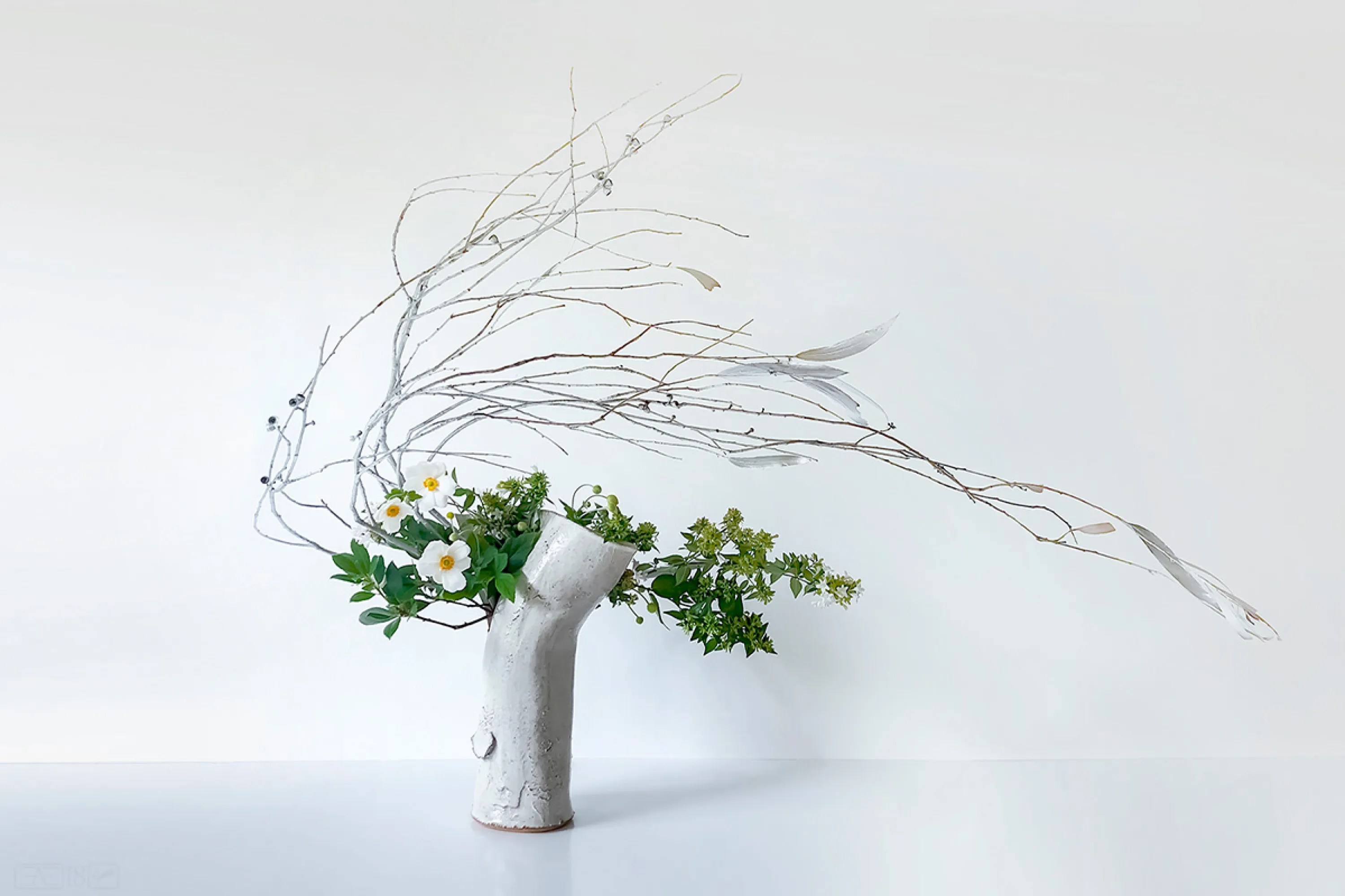Ikebana A Flower Arrangement Art Inspiring Respectful Connection · anooi