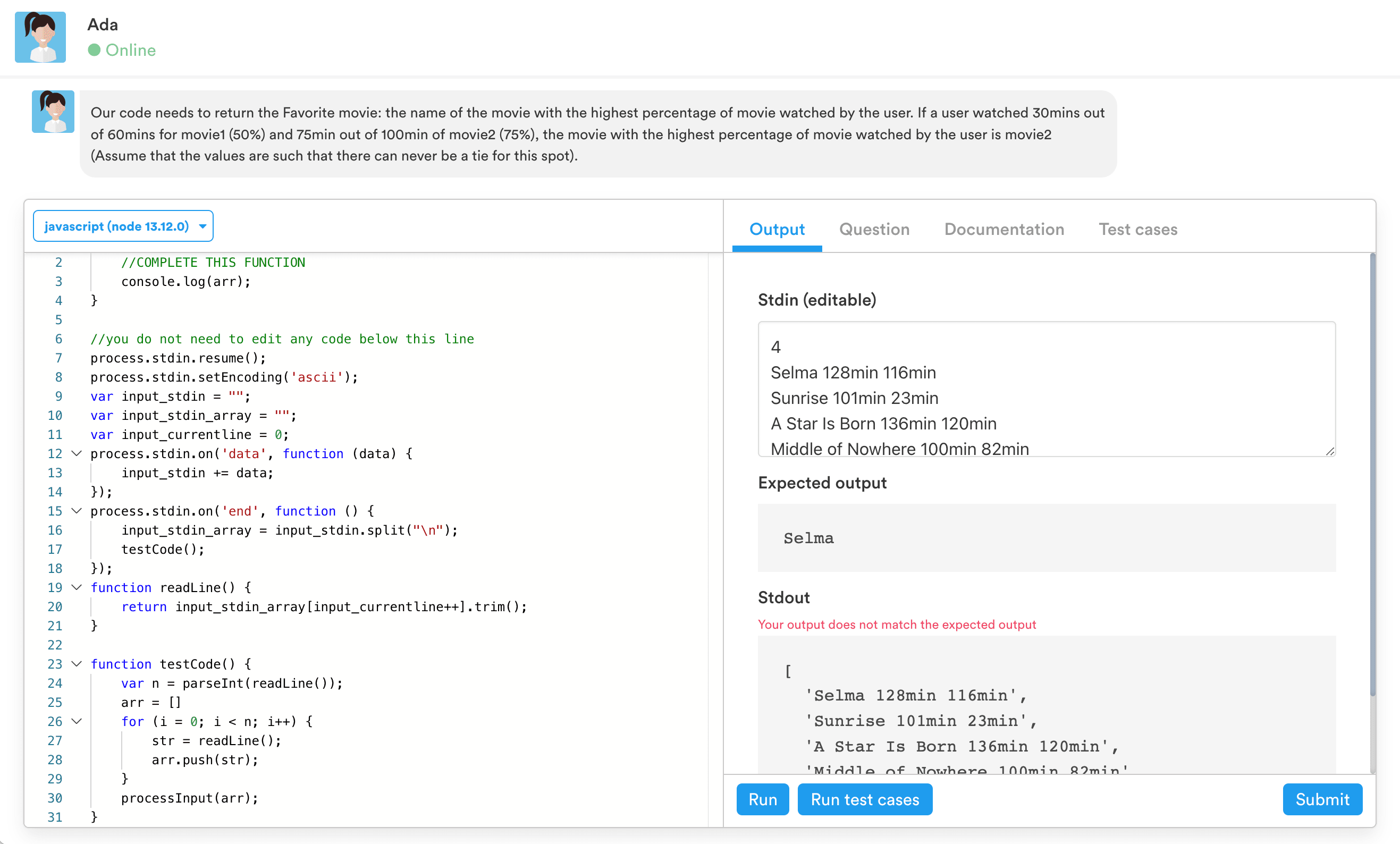 Coding Tests to assess developers’ programming skills