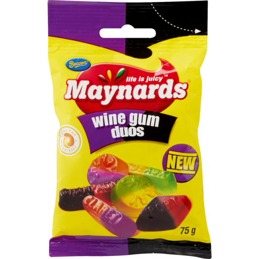Maynards Wine Gums Duos 75g Agrimark