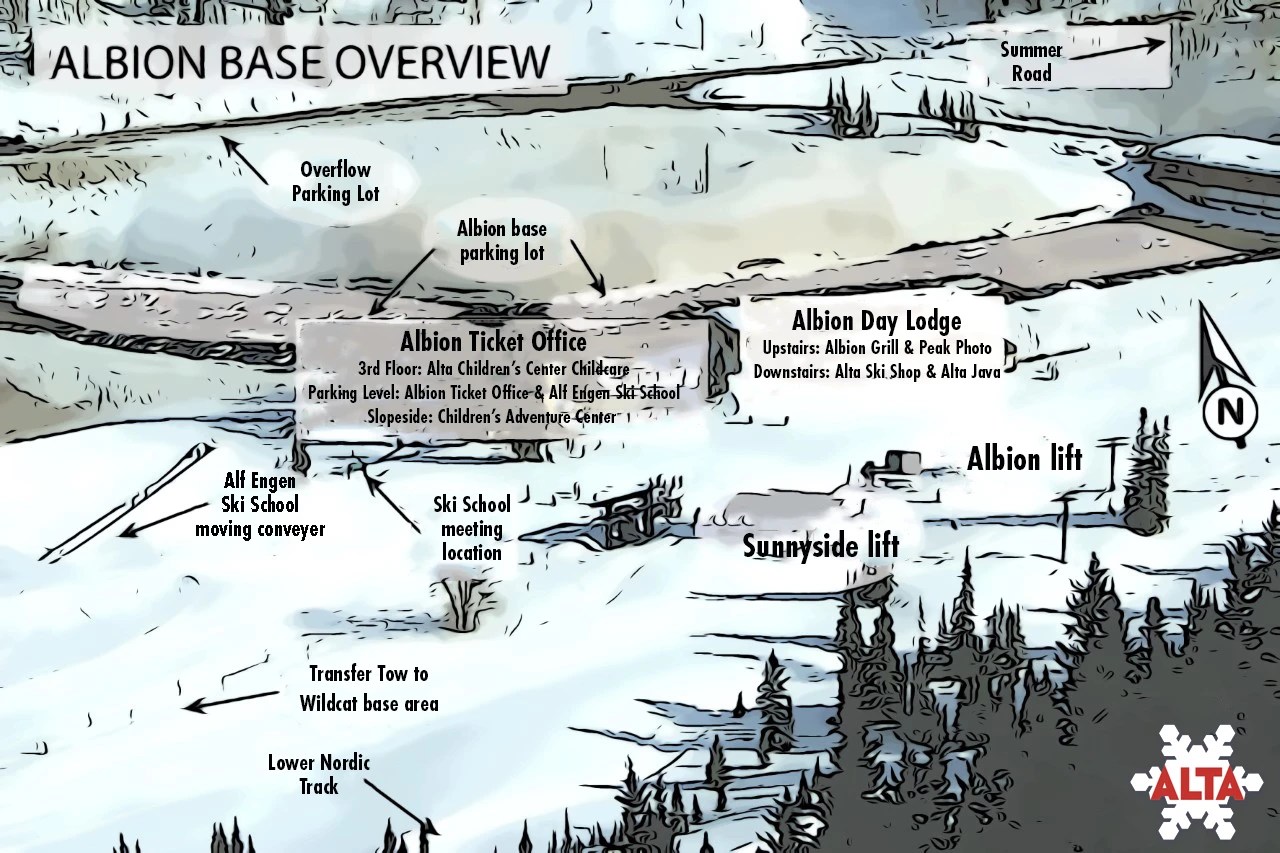 Alta Ski Area Map