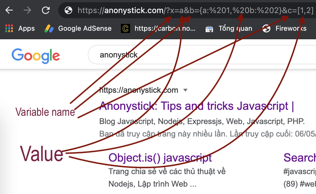Get param from url js tips javascript