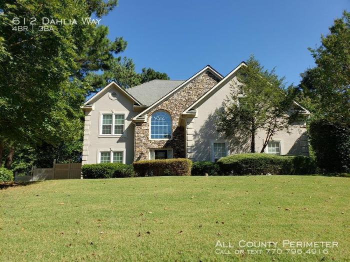 612 Dahlia Way Cobb County, GA apartments for rent