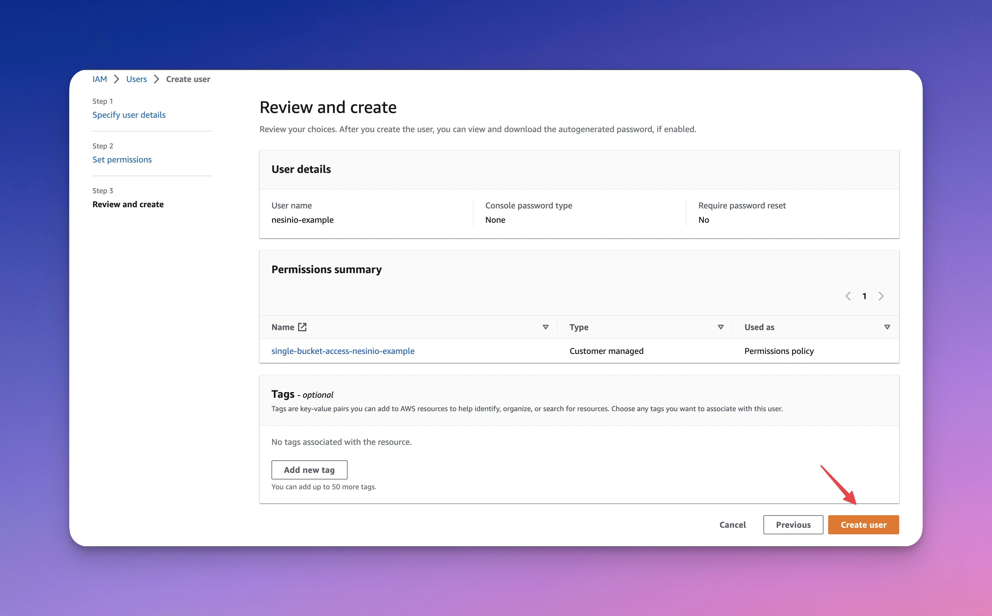 How to Limit AWS IAM User Access to a Single S3 Bucket