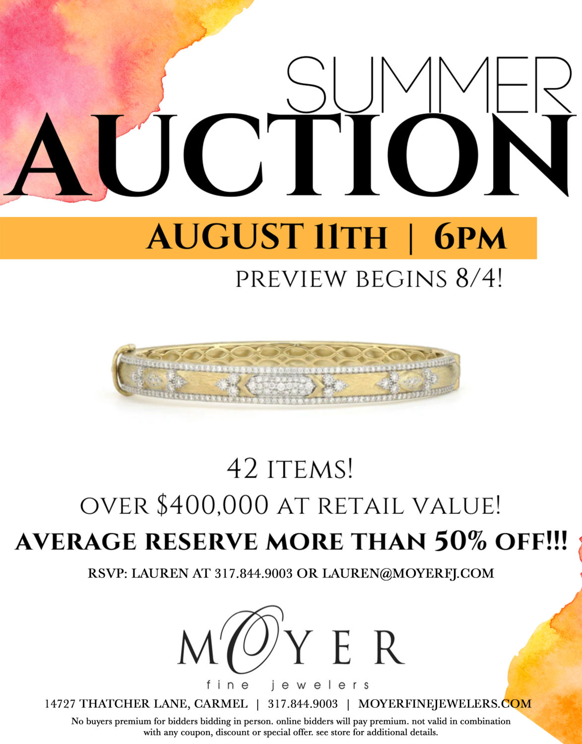 Moyer Fine Jewelers Summer Auction 2022 Archives • Wickliff Auctioneers