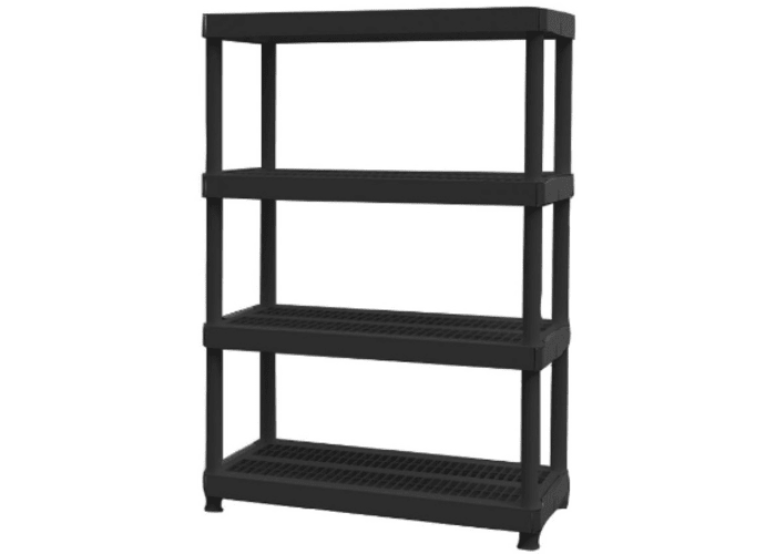 HDX Plastic Storage Shelving Unit Book of More Money