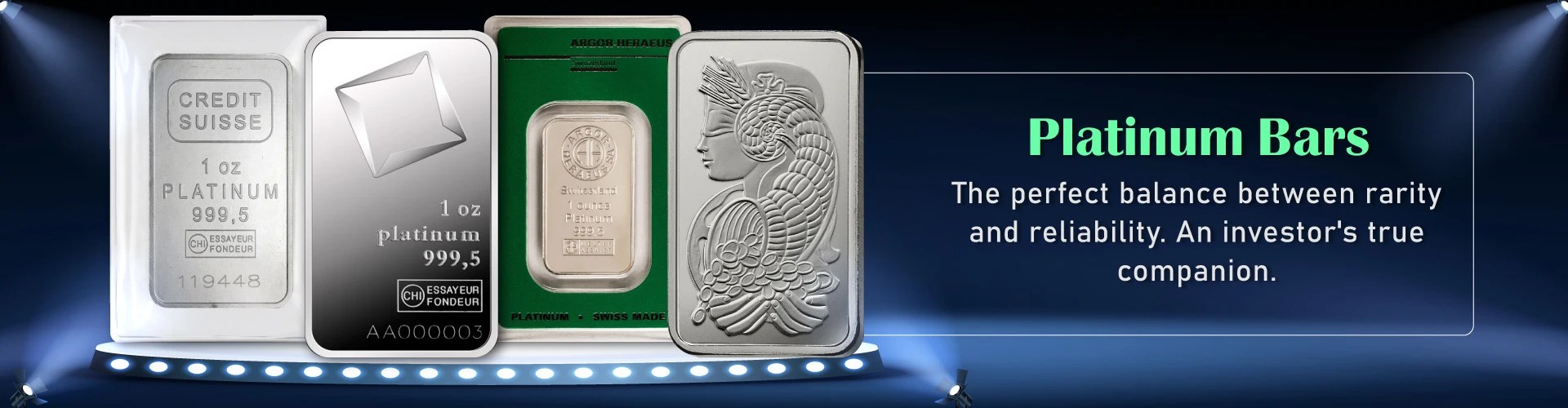 Buy Platinum Bars BOLD Precious Metals