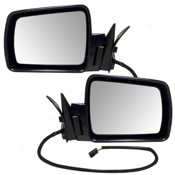Jeep Comanche Pickup Truck Wagoneer Cherokee Set of Side View Power Mirrors