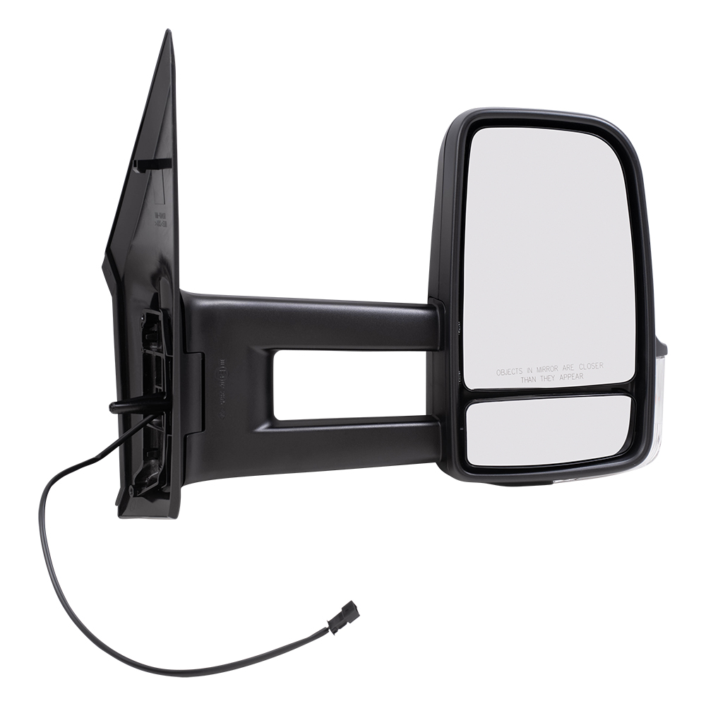 Passenger Side Extended Type Manual Mirror with Signal fits 20062018