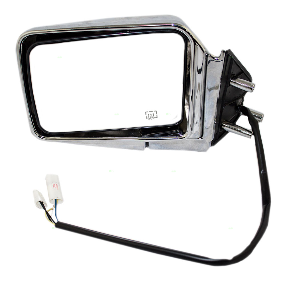 Nissan Pickup Truck Pathfinder Drivers Side View Power Chrome Mirror