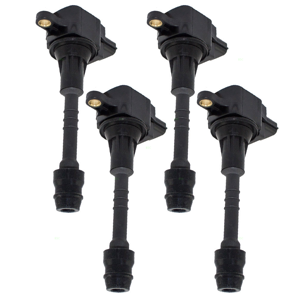 02-06 Nissan Sentra 1.8L 4 cyl 4 Piece Set of Ignition Spark Plug Coils
