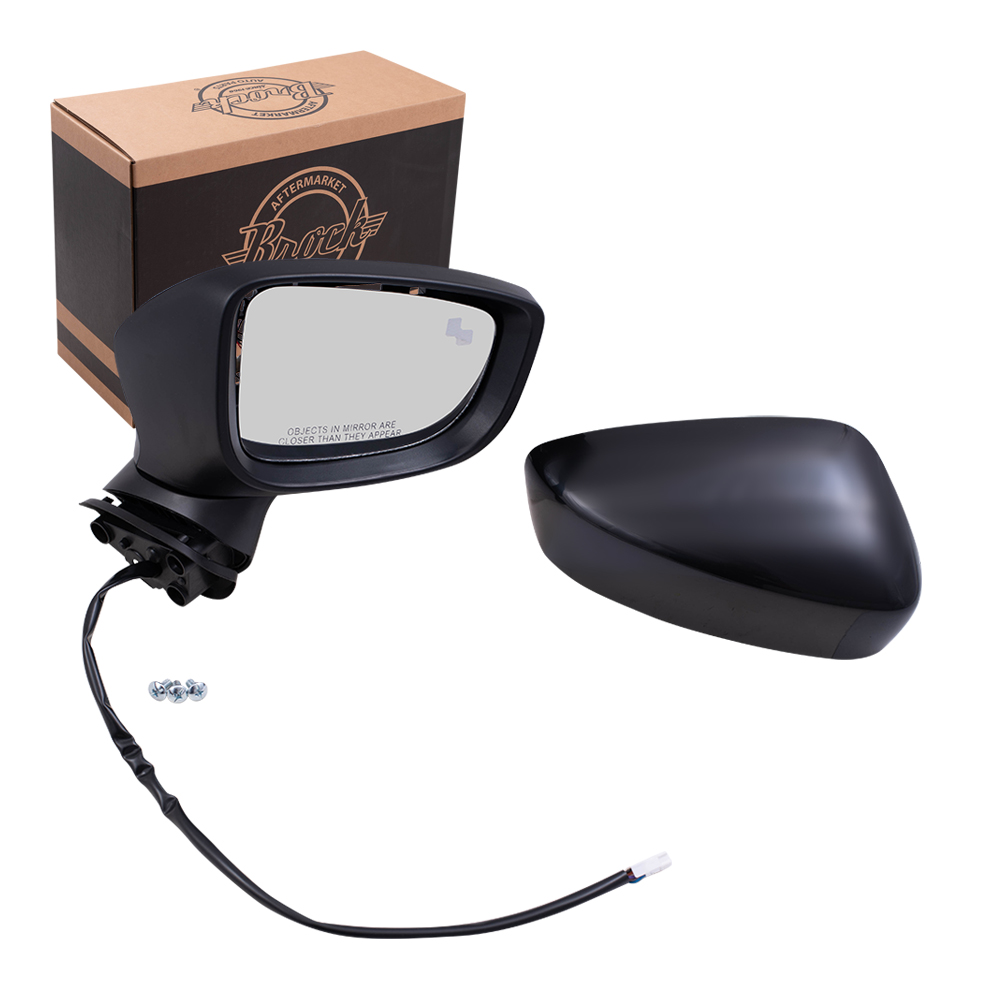 Passenger Power Side Mirror Heated Signal Blind Spot Detection for 17